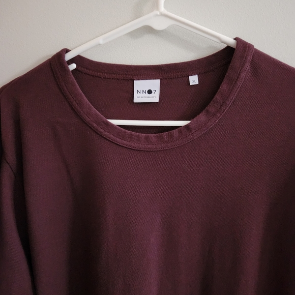 NN07 Core Clive Long-Sleeve Shirt Size XL in Brown - Picture 3 of 8